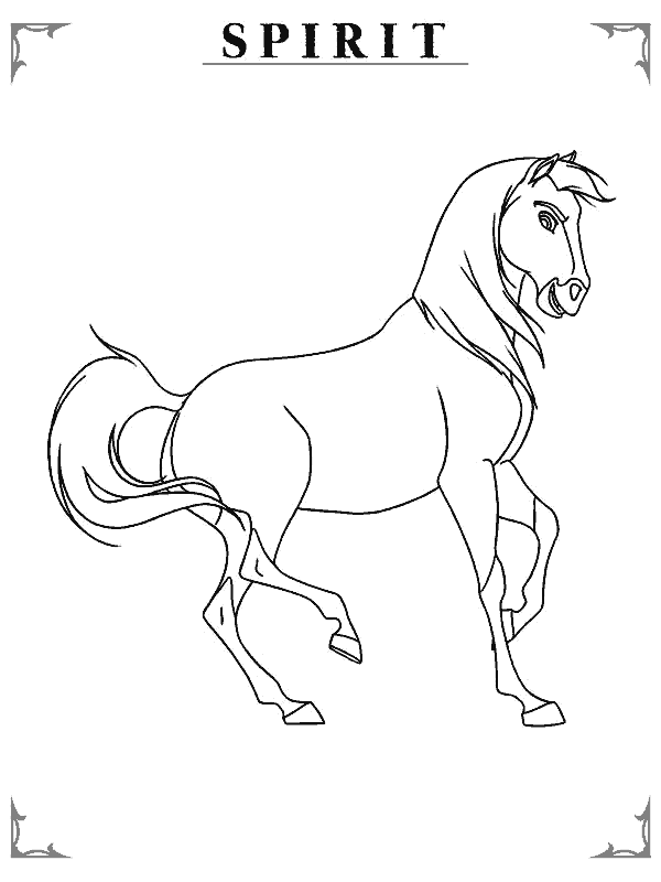 caballo para dibujar